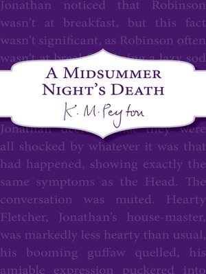 cover image of A Midsummer Night's Death